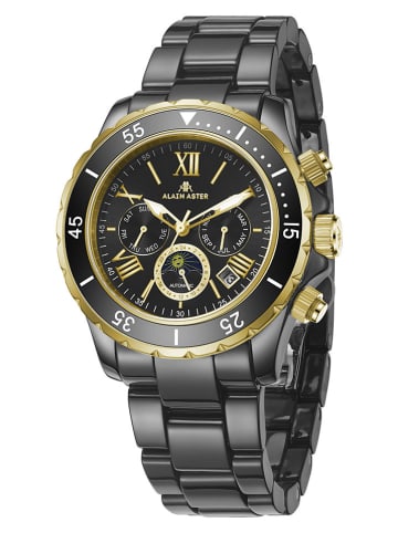 ALAIN ASTER Chronograph in Schwarz/ Gold