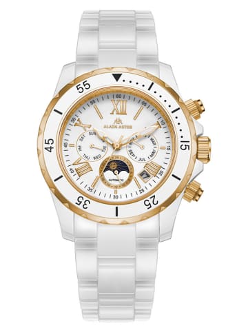 ALAIN ASTER Chronograf w kolorze złoto-białym