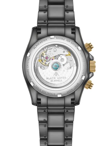 ALAIN ASTER Chronograaf zwart/goudkleurig
