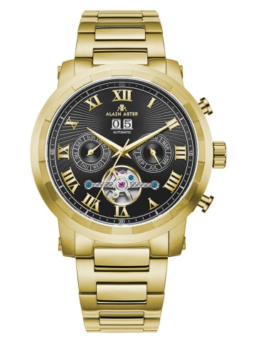 ALAIN ASTER Chronograaf goudkleurig/zwart