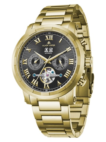 ALAIN ASTER Chronograph in Gold/ Schwarz