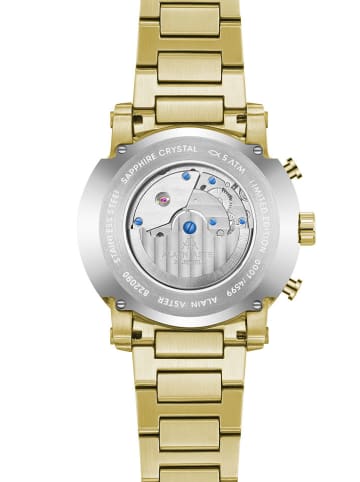 ALAIN ASTER Chronograaf goudkleurig/zwart