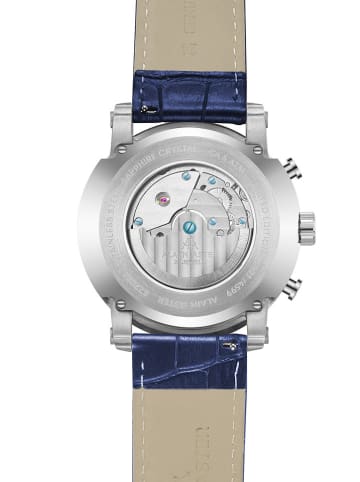 ALAIN ASTER Chronograaf donkerblauw/zilverkleurig