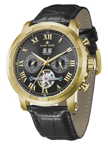 ALAIN ASTER Chronograph in Schwarz/ Gold