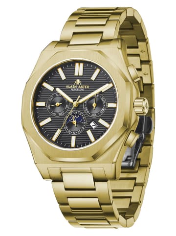 ALAIN ASTER Chronograph in Gold/ Schwarz