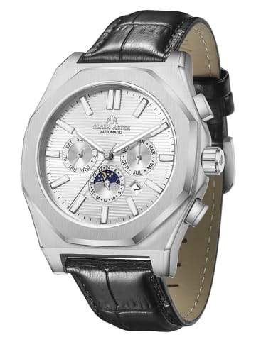 ALAIN ASTER Chronograf w kolorze srebrno-czarnym