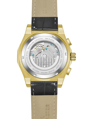 ALAIN ASTER Chronograaf zwart/goudkleurig