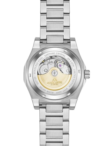 ALAIN ASTER Kwartshorloge zilverkleurig/zwart