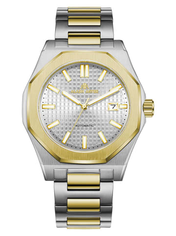 ALAIN ASTER Kwartshorloge zilverkleurig/goudkleurig