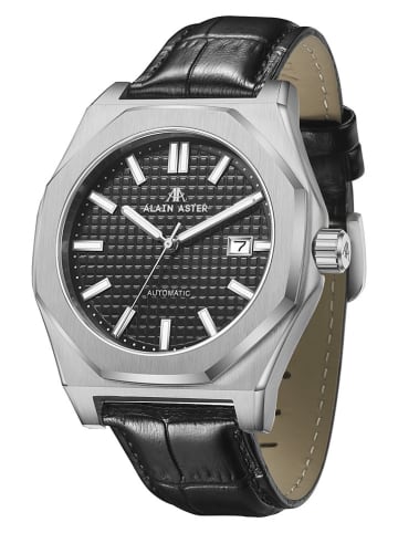 ALAIN ASTER Quarzuhr in Schwarz/ Silber