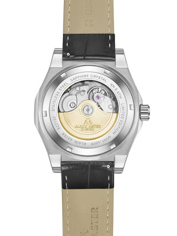 ALAIN ASTER Quarzuhr in Schwarz/ Silber