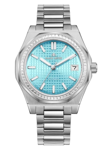 ALAIN ASTER Zegarek kwarcowy w kolorze srebrno-turkusowym