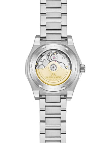 ALAIN ASTER Quarzuhr in Silber/ Türkis