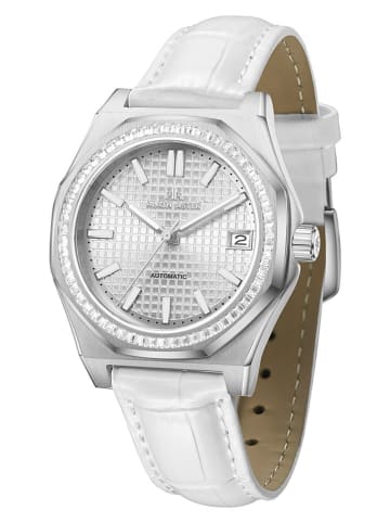 ALAIN ASTER Zegarek kwarcowy w kolorze srebrno-białym