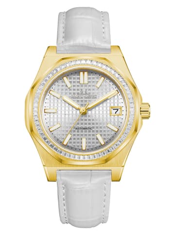 ALAIN ASTER Kwartshorloge wit/goudkleurig