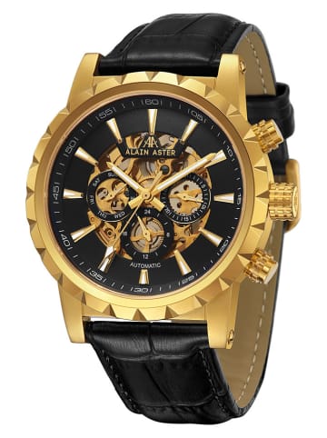 ALAIN ASTER Chronograph in Schwarz/ Gold