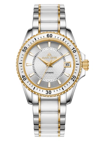 ALAIN ASTER Quarzuhr in Silber/ Weiß/ Gold