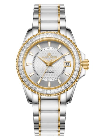 ALAIN ASTER Zegarek kwarcowy w kolorze srebrno-złoto-białym