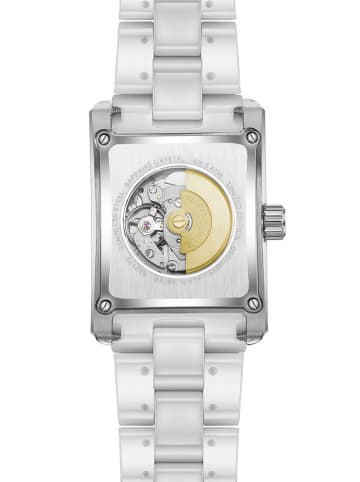 ALAIN ASTER Zegarek kwarcowy w kolorze srebrno-białym