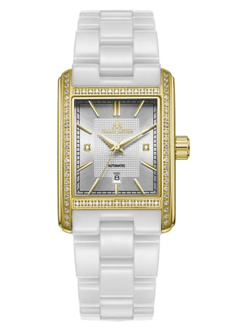 ALAIN ASTER Kwartshorloge wit/goudkleurig