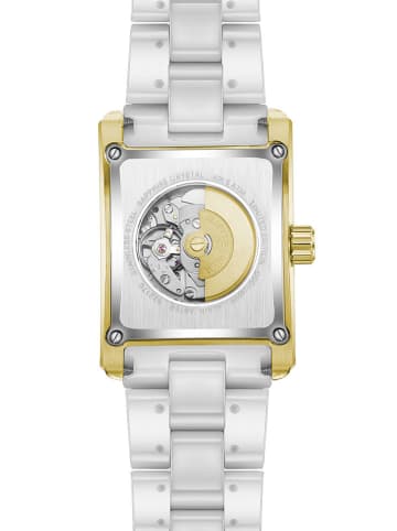 ALAIN ASTER Kwartshorloge wit/goudkleurig