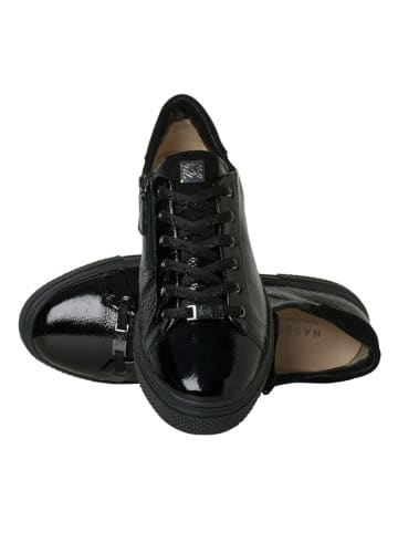 HASSIA Leder-Sneakers "Asti" in Schwarz
