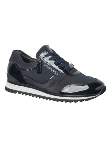 HASSIA Leren sneakers "Porto" donkerblauw