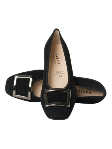 HASSIA Leren pumps "Evelyn" zwart