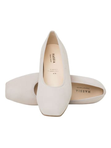 HASSIA Leren ballerina's "Capoli" grijs