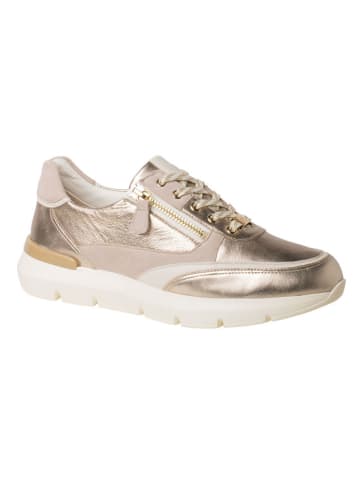 HASSIA Leder-Sneakers "Bordeaux" in Gold