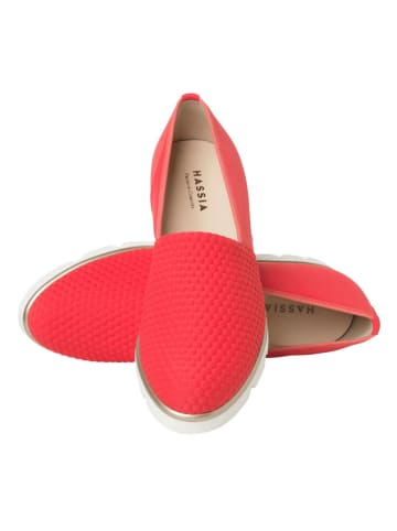 HASSIA Mocassins "Pisa" rood