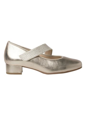 HASSIA Leder-Spangenballerinas "Cordoba" in Gold