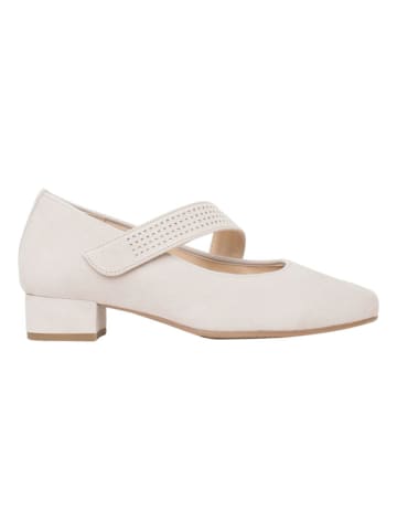 HASSIA Leren ballerina's met bandje "Cordoba" grijs