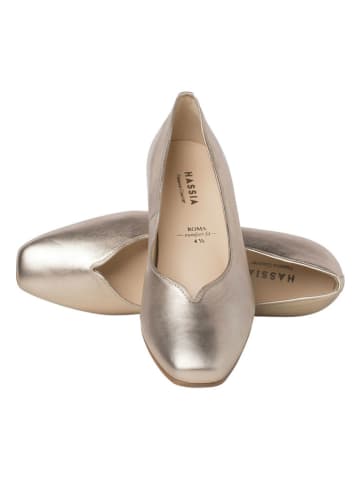 HASSIA Leder-Ballerinas "Roma" in Gold