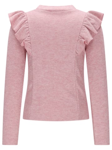 Le Chic Koszulka "Nadya" w kolorze jasnoróżowym