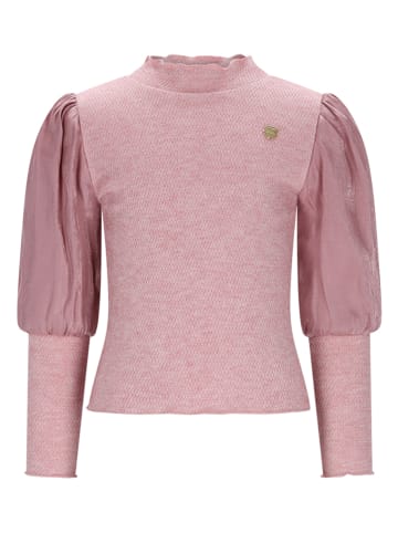 Le Chic Koszulka "Noxnu" w kolorze jasnoróżowym