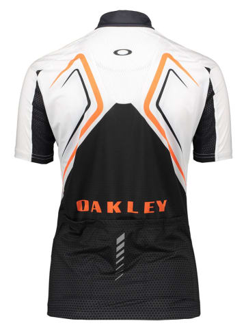 Oakley Koszulka kolarska "Jawbreaker" w kolorze biało-czarnym