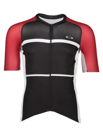 Oakley Fahrradtrikot "Colorblock" in Schwarz/ Rot