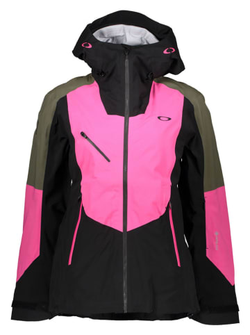 Oakley Funktionsjacke "Spellbound" in Schwarz/ Pink