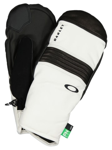 Oakley Ski-/ Snowboardfäustlinge "Silver" in Weiß/ Schwarz