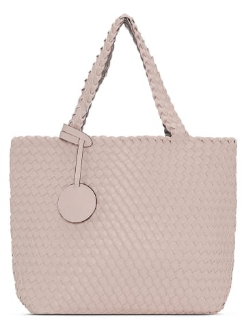 Ilse Jacobsen Wende-Shopper in Beige/ Grau - (B)46 x (H)38 cm