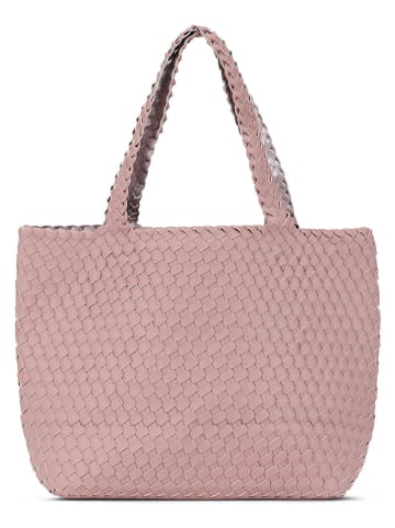Ilse Jacobsen Wende-Shopper in Rosa/ Beige - (B)46 x (H)32 cm