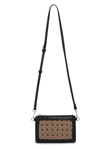 Ilse Jacobsen Umhängetasche in Schwarz/ Beige - (B)20 x (H)14 cm