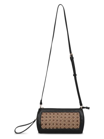 Ilse Jacobsen Umhängetasche in Schwarz/ Beige - (B)27 x (H)16 cm