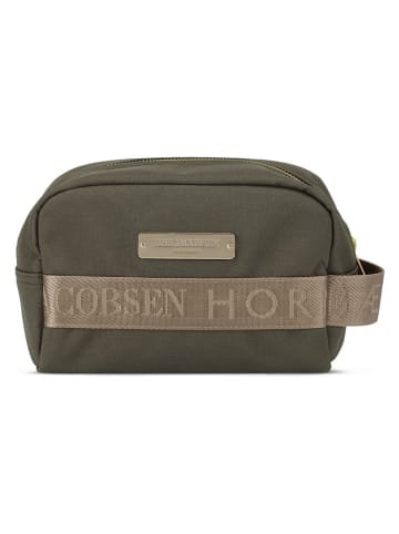 Ilse Jacobsen Kosmetiktasche in Khaki - (B)25 x (H)13 cm
