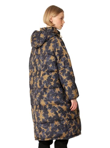 Ilse Jacobsen Steppmantel in Hellbraun/ Dunkelblau