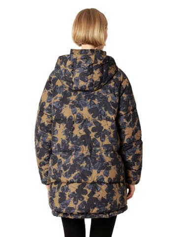 Ilse Jacobsen Steppmantel in Hellbraun/ Dunkelblau