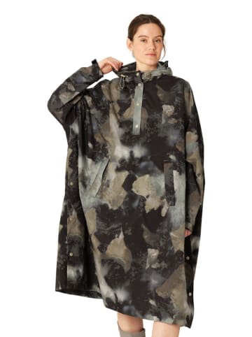 Ilse Jacobsen Regenmantel in Grau/ Schwarz/ Khaki
