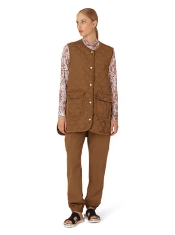 Ilse Jacobsen Steppweste in Braun