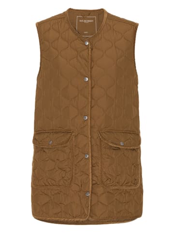 Ilse Jacobsen Doorgestikte bodywarmer bruin
